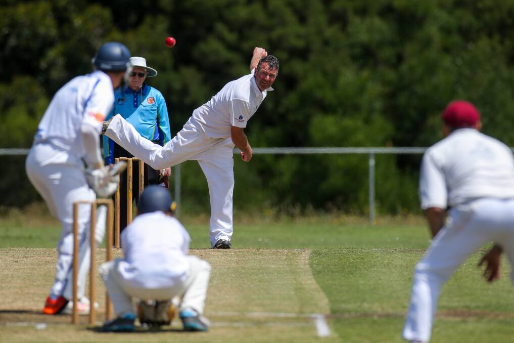 ON TARGET: Nirranda spinner Corey Couch releases a delivery. Picture: Rob Gunstone
