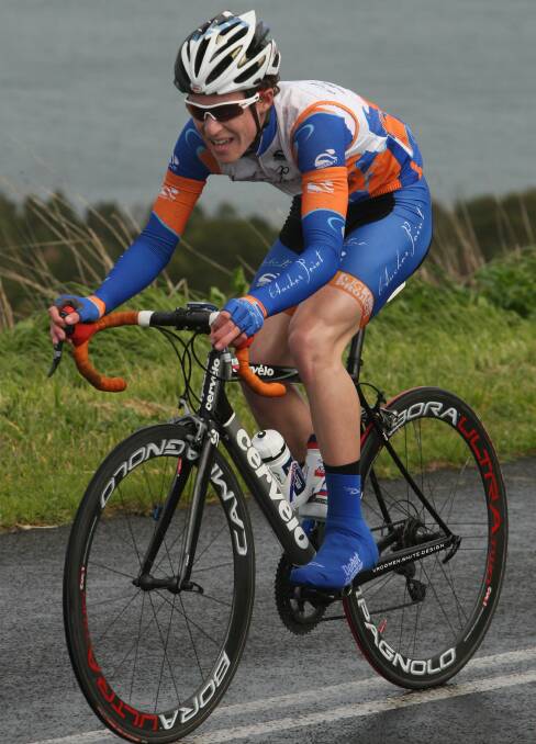 CONFIDENT: Portland's Dylan Lindsey, pictured in 2013, is gearing up for the Tour of the Great South Coast.