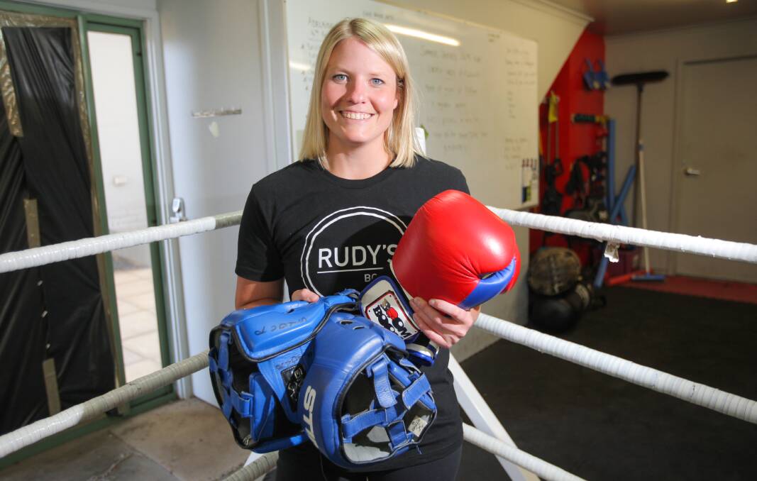 BESS OF THE BEST: Warrnambool's Bess Slater, pictured at Rudy's Boxing, has been selected as an Australian coach. Picture: Morgan Hancock