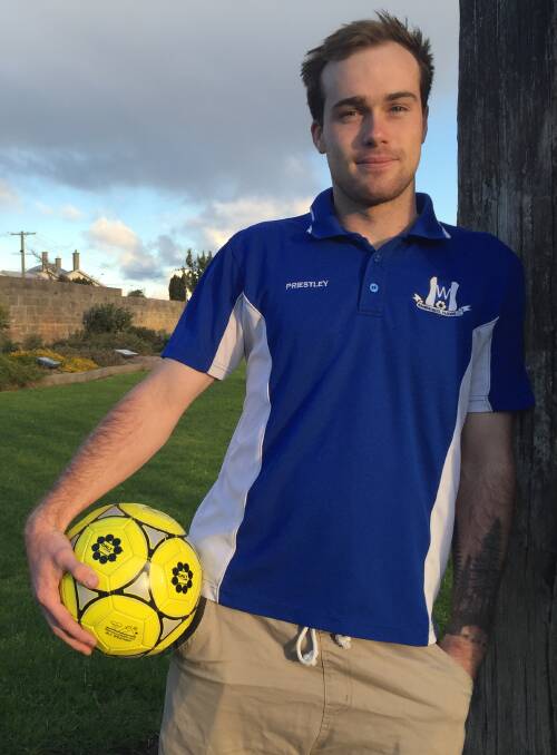 BIG LOSS: Warrnambool Rangers defender Liam Priestley will miss the club's final series due to an overseas holiday. The 20-year-old is backing his side's depth to come through. Picture: Nick Ansell