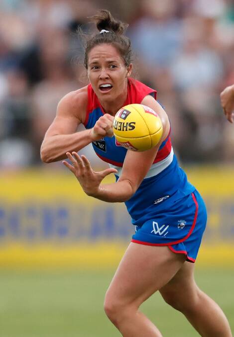 LEADER: Cavendish's Emma Kearney is shining in the inaugural AFL women's competition. Picture: Getty Images