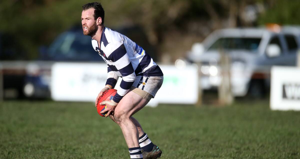 ONE OF MANY: Brad Williams is one of several Cats back at Allansford for next season. Justin Fedley and Ben Lenehan have also re-committed to the club. Picture: Amy Paton
