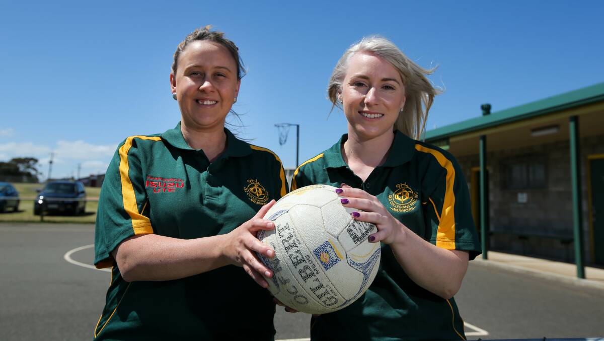 IN AGAIN: Old Collegians' co-coaches Jess Toleman and Meagan Forth. Picture: Rob Gunstone