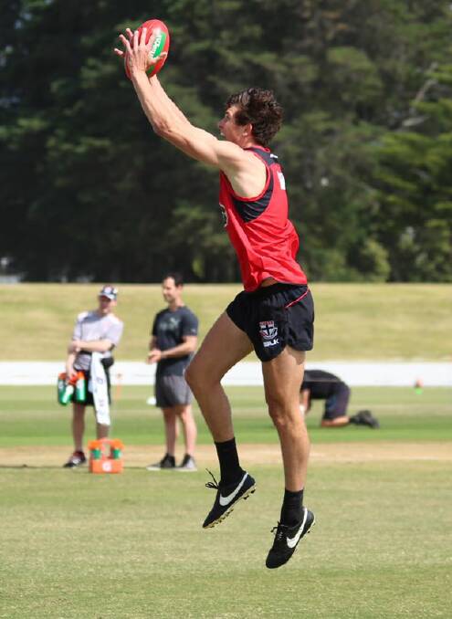 MARK UP: Former Rooster Rowan Marshall with St Kilda. Picture: saints.com.au