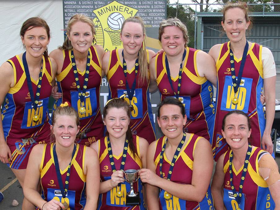 WINNERS ARE GRINNERS: Glenthompson-Dunkeld's B grade side defeated Hawkesdale-Macarthur to run out premiers.