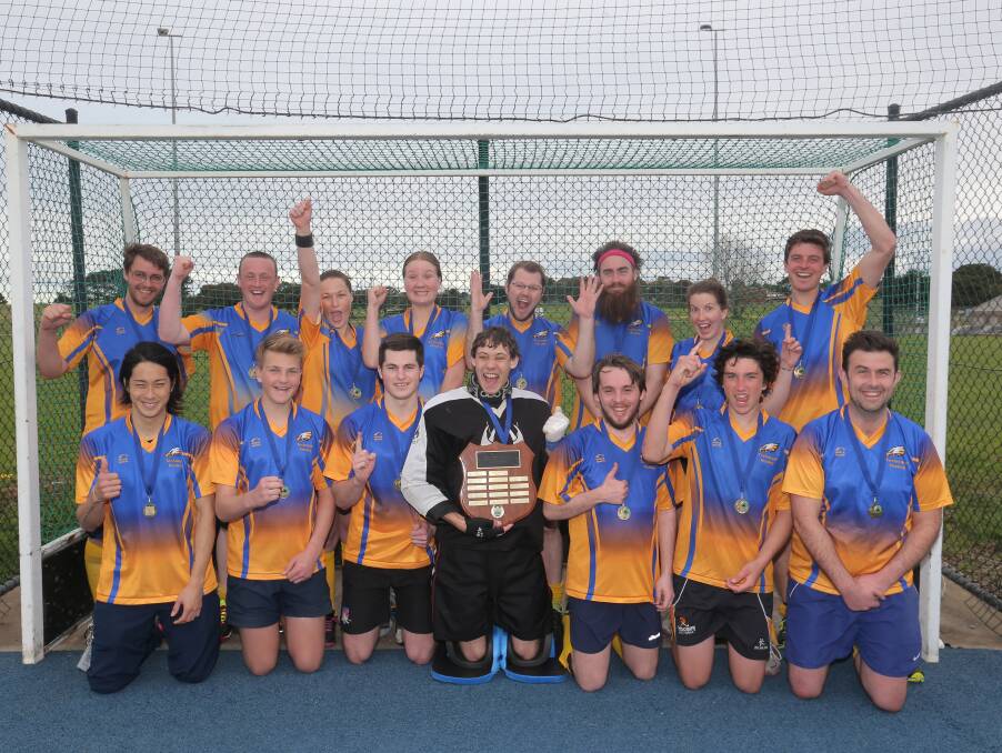 WINNERS ARE GRINNERS: Technique celebrates a victory in the WDHA grand final. Pictures: Vicky Hughson