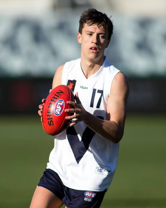 CHOSEN: Hugh McCluggage will play in the AFL Under 18 All Star clash. Picture: Arj Giese.