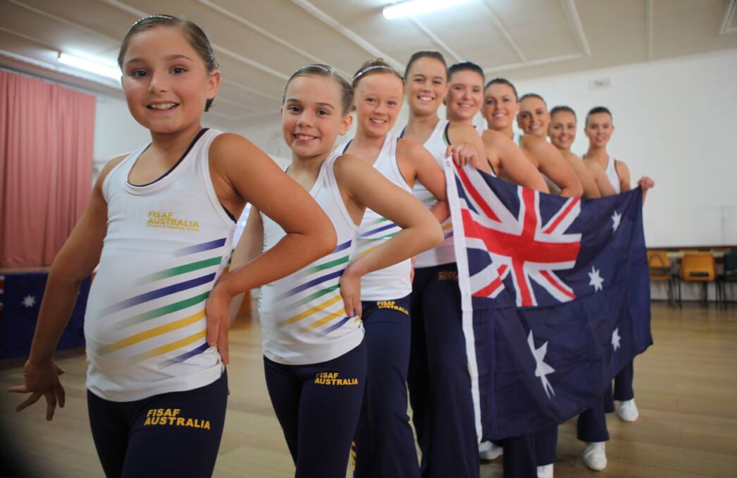 FIGHTING CHANCE: Warrnambool's EKB Aerobics athletes are set to jet off for a tilt at the FISAF World Championships. Picture: Nick Ansell