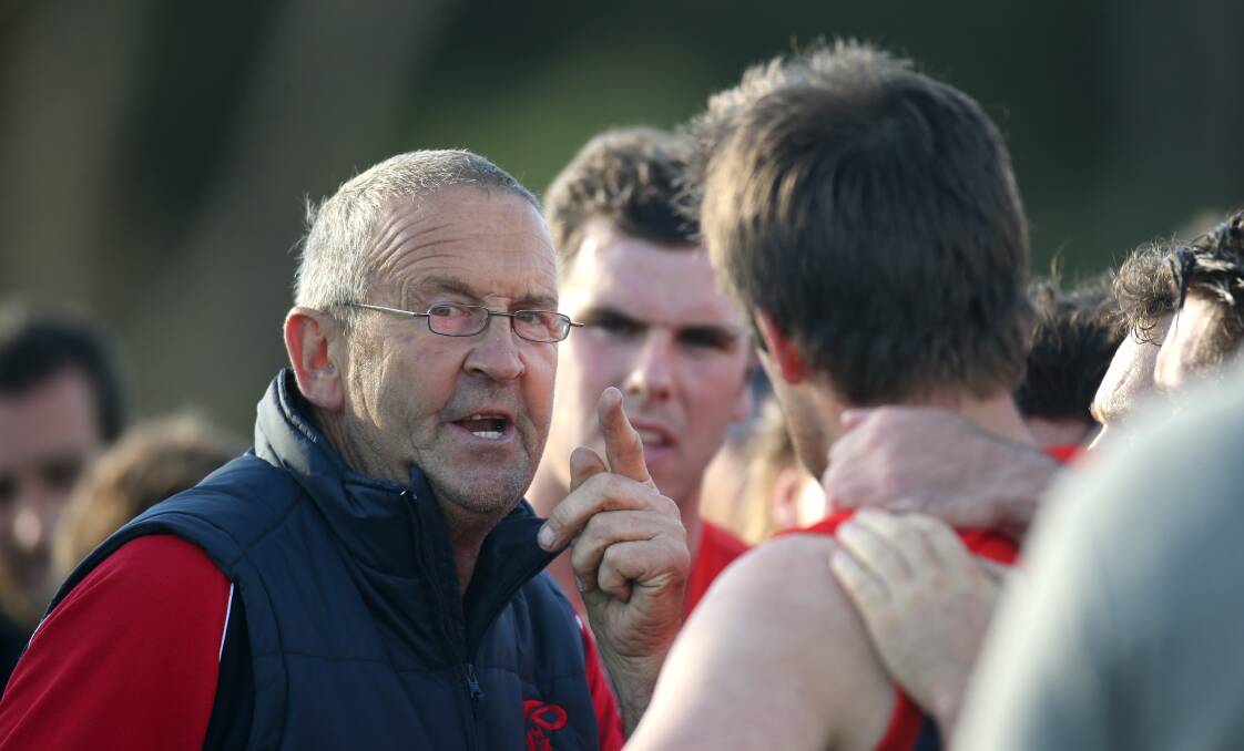 Timboon Demons coach Mick Hunt. Picture: Amy Paton