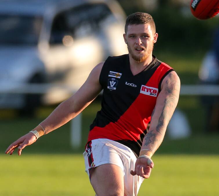 BACK IN: East Warrnambool forward Dylan Cross, who has recommitted for next season. Picture: Rob Gunstone