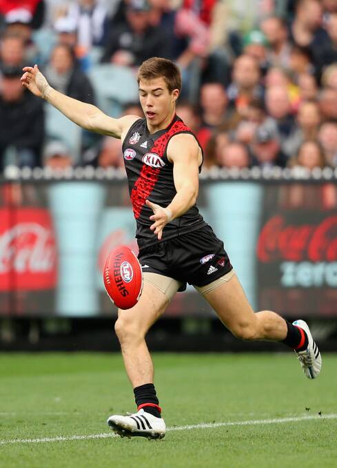 NEW DEAL: Zach Merrett has re-signed with the Bombers until 2021. Picture: Getty Images