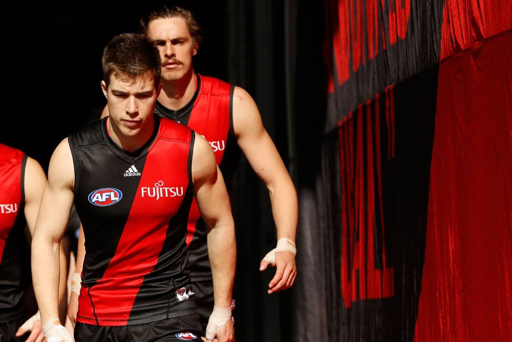 STILL LEADING:
Cobden's Zach Merrett 
says there is genuine
enthusiasm at Essendon.
Picture: Getty Images