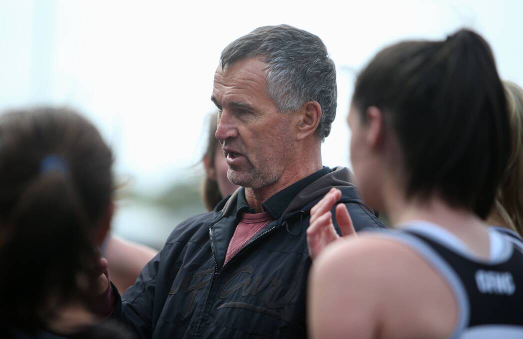 KEEN TO GO AGAIN: Peter Finch has put his hand up to coach Camperdown's open netballers again next season. Picture: Amy Paton.