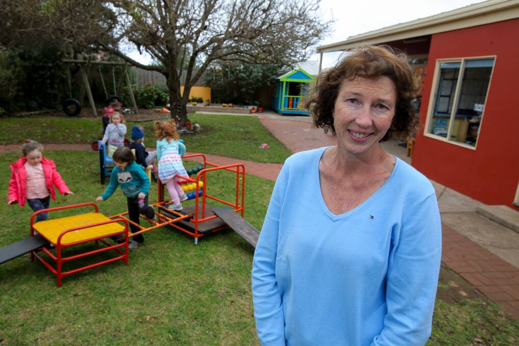 Save our Kinder: Warrnambool Three Year Old Kindergarten director Dianne Essenwanger is hoping an emergency meeting at the Panarama Avenue site on Wednesday will help keep her kinder open. Picture: Rob Gunstone.
