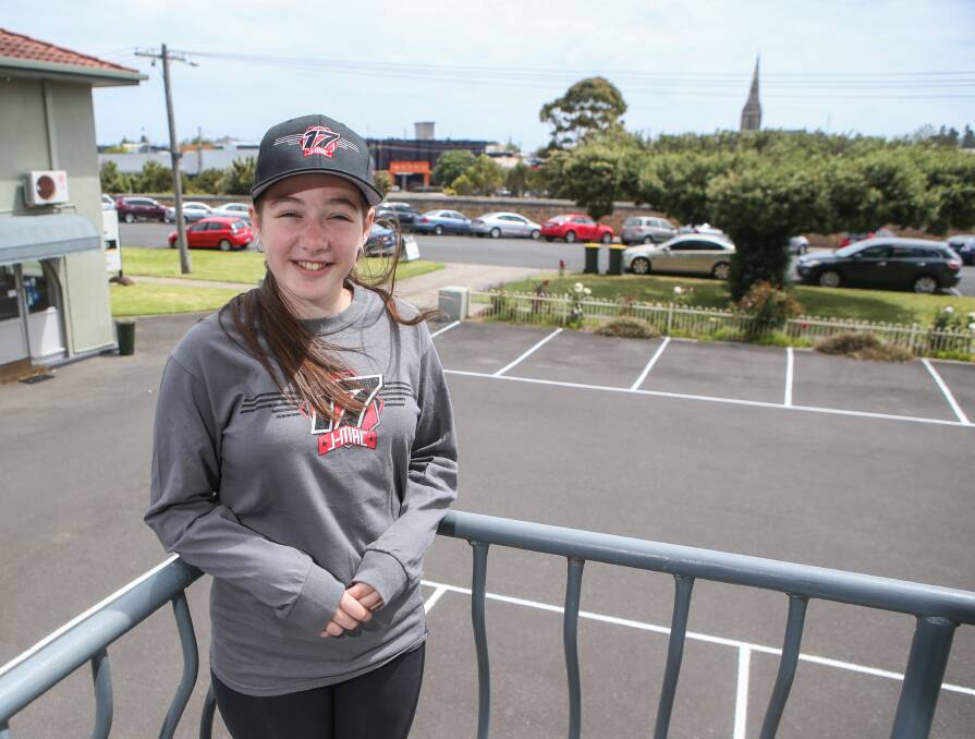 Born fan: Courtney Andrews, 14, travels to the Classic from Wallan every January.