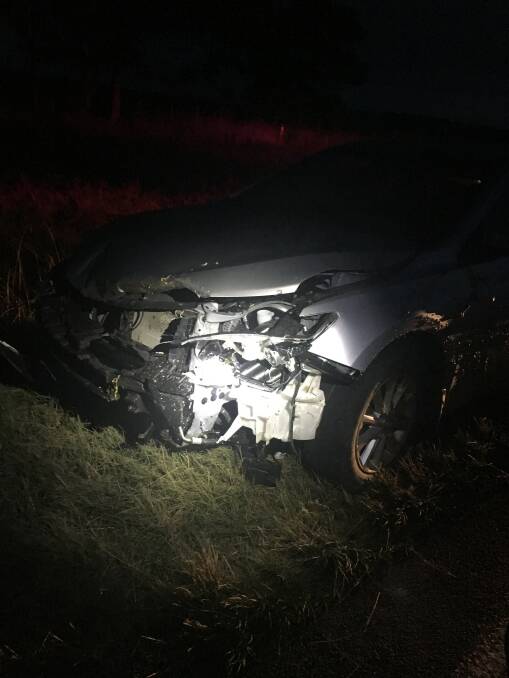 Incident: A driver was uninjured after hitting sheep on Penshurst-Warrnambool Road on Thursday night.
