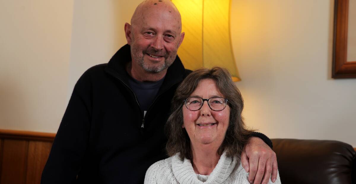 Givers: Foster carers Ken Burnett and Margie McKellar have been finding a place in their home for more than 35 children across 15 years of caring. Picture: Rob Gunstone