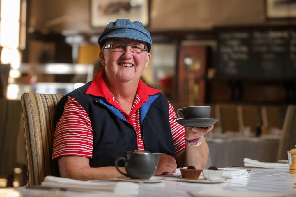Cheers: Hotel Warrnambool chef Mary Whelan is seeing Australia's Biggest Morning Tea from a different view this year. Picture: Rob Gunstone.