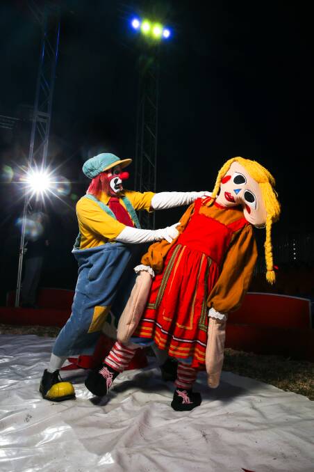 Funny face: Goldie the Clown says performing with his Ragdoll "spreads love and happiness and brings out the kid in everyone". Pictures: Rob Gunstone
