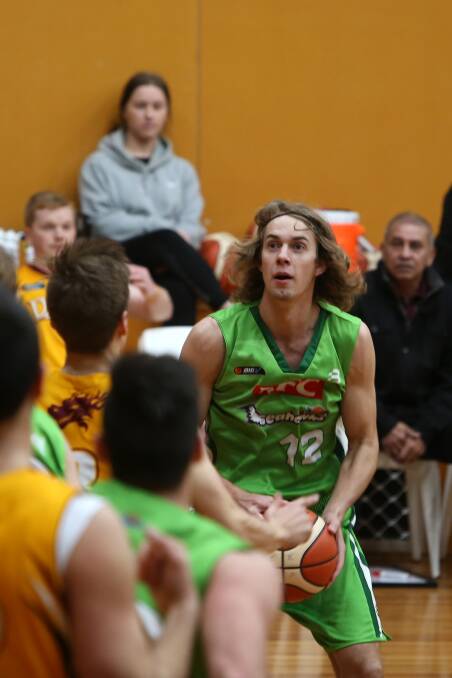 Ready to fire: Warrnambool Seahawks' Dion Smith will be a key player in Saturday night's final regular season game at The Arc as his side prepares for the playoffs.