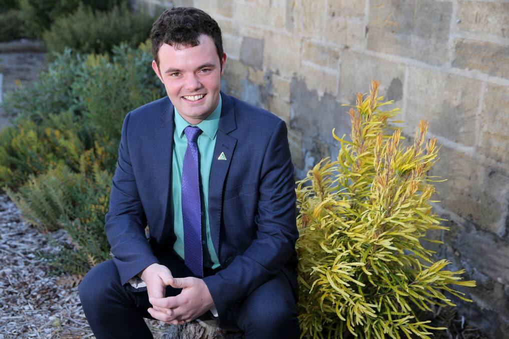 Smiles: Greens candidate Thomas Campbell