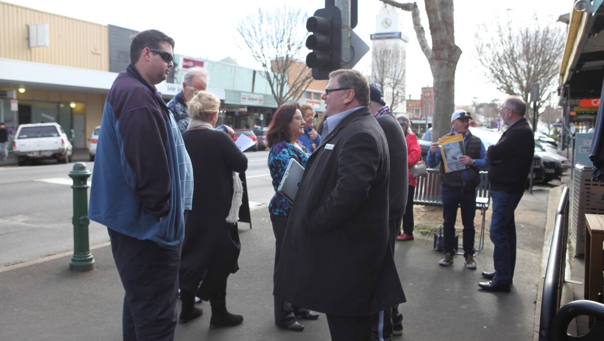 Warrnambool City Council candidates were out on Liebig Street talking to people about the issues they are concerned about in the lead-up to the October election. Picture: Sian Johnson