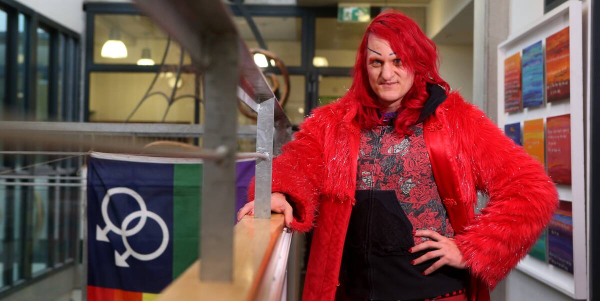 Important conversations: Transgender woman Starlady spoke at the Regional Diversity in Action event, sharing some of the experiences that shaped her work and life. Picture: Amy Paton
