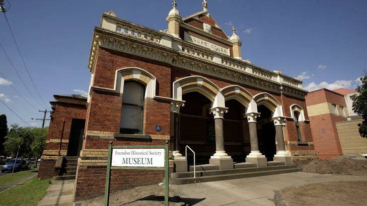 The old Moonee Ponds courthouse is now home to the Essendon Historical Society. Photo: Luis Enrique Ascui