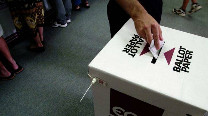 Creative voting: Many voters who decline to state their political preference doodle on the ballot papers.  
