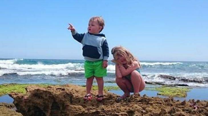 Toddler Eli Marnock, left, pictured with his sister Nicola in a family  photo.  Photo: Facebook