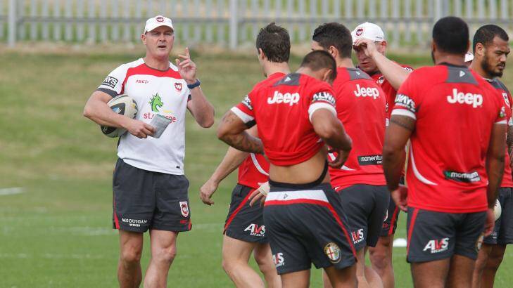 In the box seat: With Wayne Bennett returning to Brisbane, Paul McGregor looks certain to be appointed the full-time St George Illawarra coach. Photo: Andy Zakeli