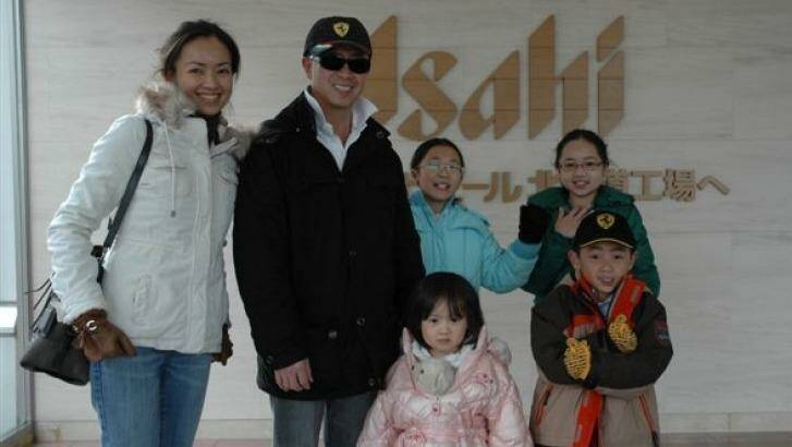 Matthew Ng with his wife Niki Chow and children Megan, 12, Isabella, 13, Alexandra, 5, and Hugo, 8.