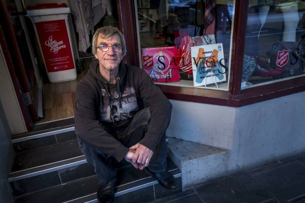 Trevor Wulf, a part time staff at the Salvation Army in the City. 26 May 2015. The Age NEWS. Photo: . Photo: Eddie Jim
