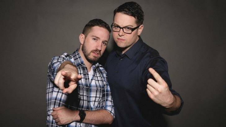 Greg Miller (right) and Tim Gettys from Kinda Funny are coming to Australia for the first time as part of RTX.