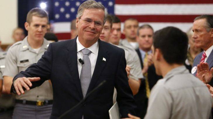 Jeb Bush wants boots on the ground. Photo: Mic Smith/AP