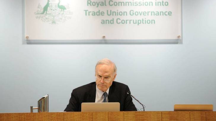 Under fire ... royal commissioner Dyson Heydon was due to be a guest speaker at a Liberal party fundraiser. Photo: Simon Bullard