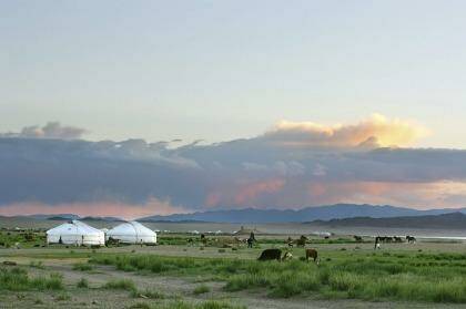 The Mongolian landscape at sunset. Photo: iStock