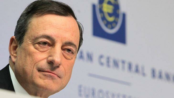 European Central Bank president Mario Draghi's  quantitative easing program is helping to keep fixed-income yields low and prices high, Alliance Bernstein says.  Photo: Photo: Getty Images