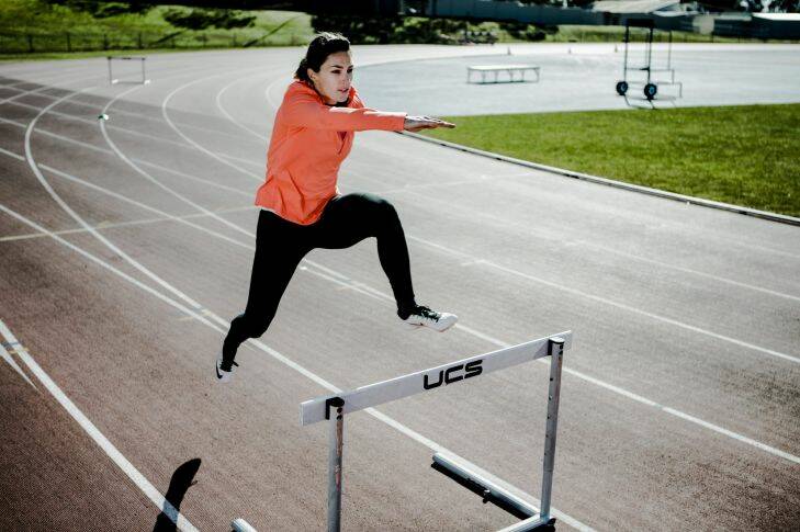 Sport. 30th June 2016. 
Lauren Wells (Nee Boden) training at the AIS Track and Field.

The Canberra Times

Photo Jamila Toderas