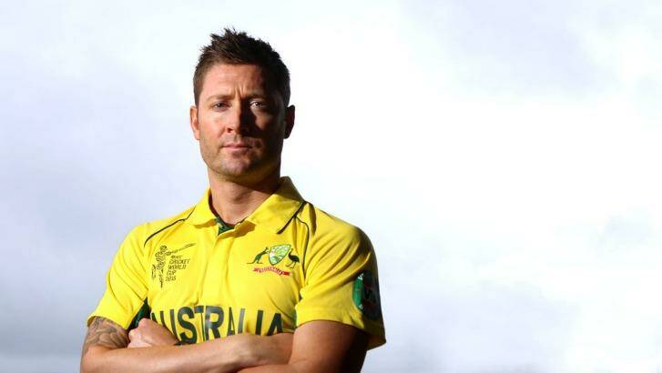 Ready to return to the field: Michael Clarke. Photo: James Alcock