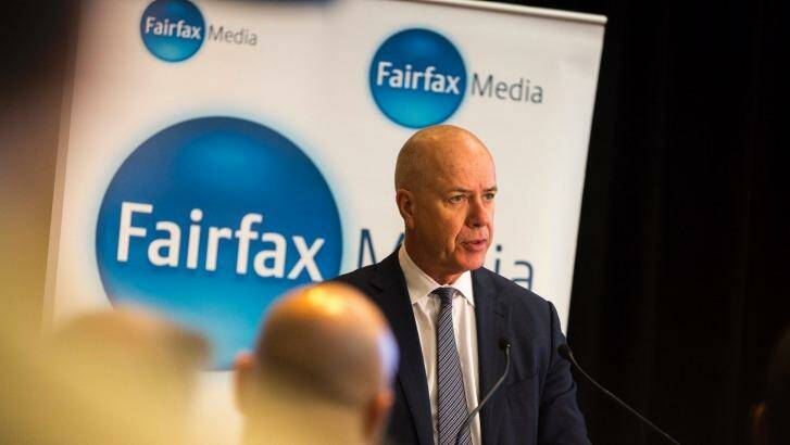 Fairfax Media chief executive Greg Hywood will present the company's half-year results on Wednesday.  Photo: Chris Hopkins