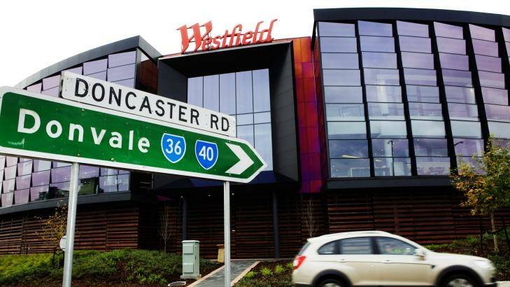Doncaster Westfield Shopping Centre. Photo: Jessica Shapiro