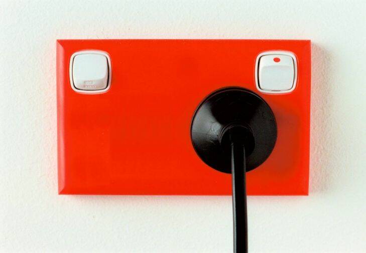 GENERIC: Red power point / red powerpoint.

ELECTRICITY AFR SYD 9720721 PHOTO FRANCES MOCNIK .  SAVED IN NEWS 970722 ...  GENERIC PLEASE SAVE ....  GENERIC ELECTRICITY , POWER , APPLIANCES , POWER POINT, POWERPOINT.  SOCKET, CORD
***FDCTRANSFER***