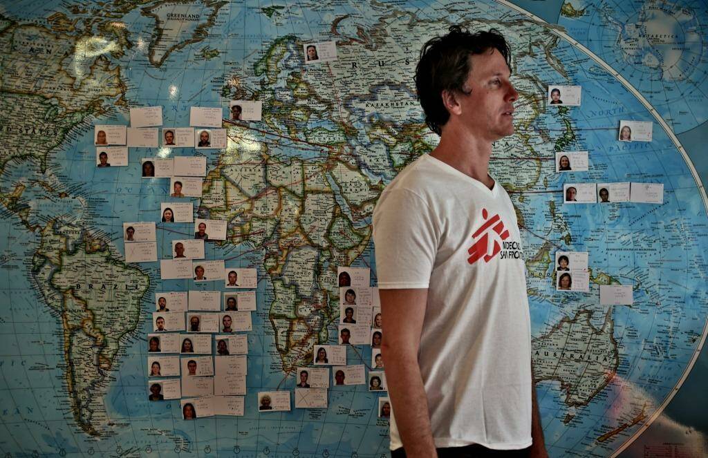 Catastrophe: MSF's Brett Adamson says the international response is too slow.  Photo: Brendan Esposito