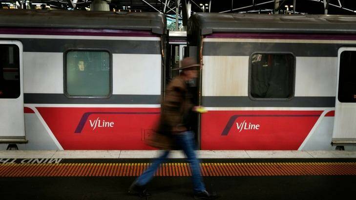V/Line customers are set to share the train pain when Metro staff strike on Friday. Photo: Eddie Jim