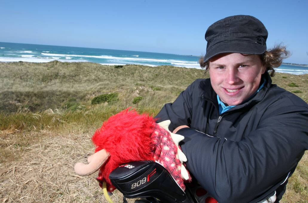 Port Fairy Golf club member Dylan O'Keeffe 18 will try out for Australian Masters Pre Qualifing. 101105DW10 Picture DAMIAN WHITE