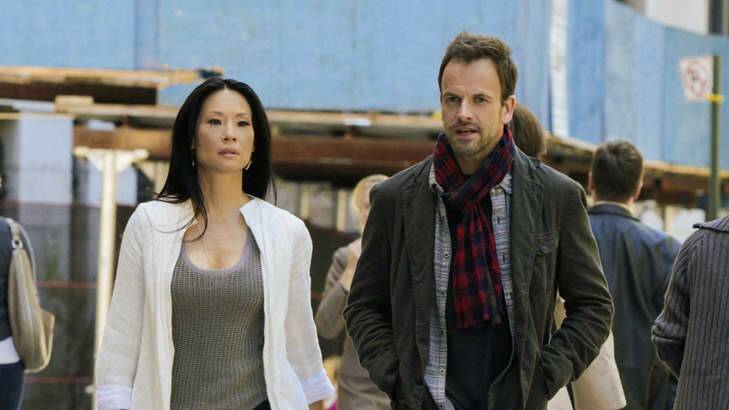 Complementary in <i>Elementary</i>: Lucy Liu and Jonny Lee Miller.