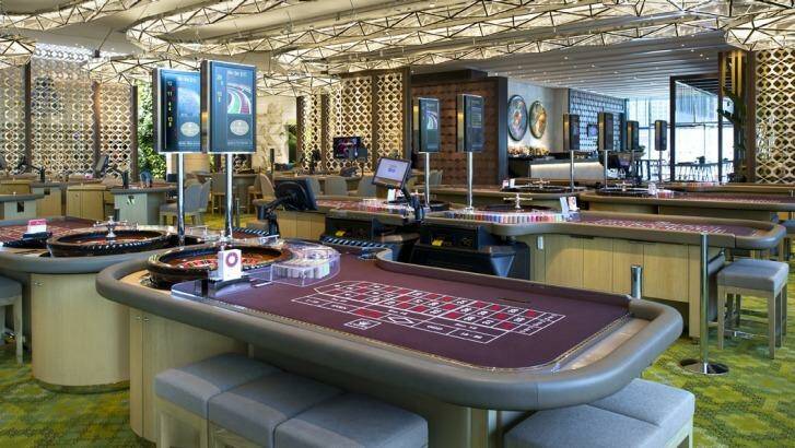 Crown's Mahogany Room, where the high-roller says he noticed a problem after placing a $300,000 bet. Photo: Supplied