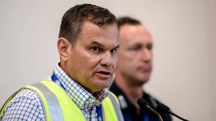 The Australian Transit Safety Bureau's chief commissioner Greg Hood speaks to the media on Wednesday. Photo: Justin McManus