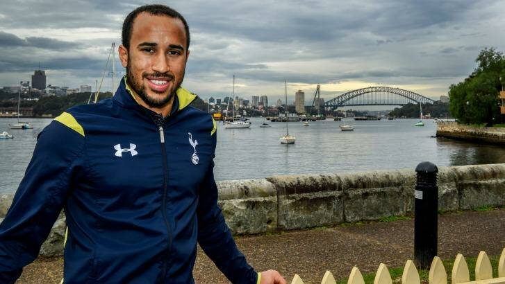 Working holiday: Andros Townsend says Tottenham's jaunt to Sydney has the advantage of a team bonding trip, as well as keeping fit for upcoming international  duty with England. Photo: Brendan Esposito